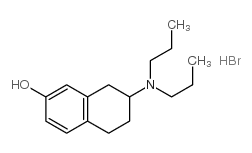 7-(DIPROPYLAMINO)-5,6,7,8-TETRAHYDRONAPHTHALEN-2-OL HYDROBROMIDE structure