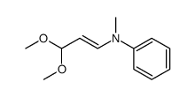 β-methylanilinoacrolein acetal结构式