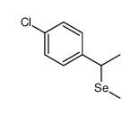 1-chloro-4-(1-methylselanylethyl)benzene结构式