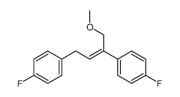 4,4'-(4-methoxybut-2-ene-1,3-diyl)bis(fluorobenzene) Structure