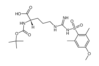 Boc-Arg(Mds)-OH结构式