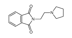 2-(2-(pyrrolidin-1-yl)ethyl)isoindoline-1,3-dione Structure