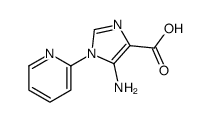 1H-Imidazole-4-carboxylicacid,5-amino-1-(2-pyridinyl)-(9CI) Structure
