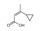 3-cyclopropylbut-2-enoic acid Structure