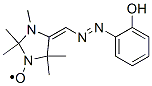[4-[[(2-Hydroxyphenyl)azo]methylene]-2,2,3,5,5-pentamethylimidazolidin-1-yloxy]radical structure