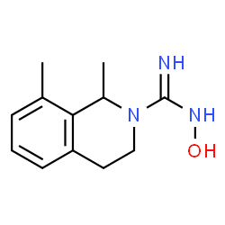 2(1H)-Isoquinolinecarboximidamide,3,4-dihydro-N-hydroxy-1,8-dimethyl-(9CI) structure