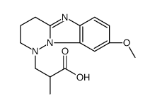 3-(8-methoxy-3,4-dihydro-2H-pyridazino[1,6-a]benzimidazol-1-yl)-2-methylpropanoic acid Structure