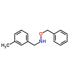 Benzylamine, N-(benzyloxy)-m-methyl- (8CI) Structure