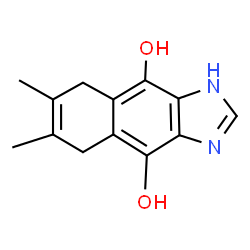 1H-Naphth[2,3-d]imidazole-4,9-diol,5,8-dihydro-6,7-dimethyl-(8CI) Structure