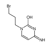 4-amino-1-(3-bromopropyl)pyrimidin-2-one Structure