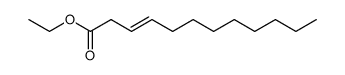 (E)-ethyl 3-dodecenoate结构式