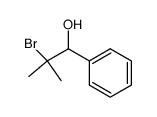 2-bromo-2-methyl-1-phenylpropan-1-ol Structure