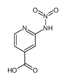 2-nitraminopyridine-4-carboxylic acid结构式