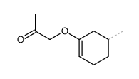 1-(5'-Methyl-1'-cyclohexen-1'-yloxy)-2-propanon Structure