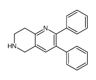 2,3-diphenyl-5,6,7,8-tetrahydro-1,6-naphthyridine Structure