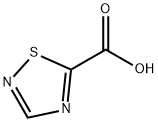 1,2,4-噻二唑-5-甲酸结构式