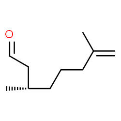 [S,(-)]-3,7-Dimethyl-7-octenal structure