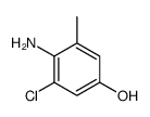 4-Amino-3-chloro-5-methylphenol结构式