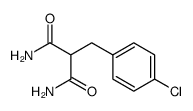 (4-chloro-benzyl)-malonic acid diamide结构式