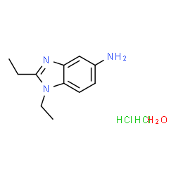 1,2-DIETHYL-1H-BENZOIMIDAZOL-5-YLAMINE结构式