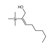 2-trimethylsilyloct-2-en-1-ol结构式