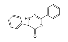 (5R)-2,5-diphenyl-4,5-dihydro-1,3,4-oxadiazin-6-one结构式
