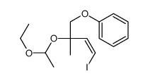 [2-(1-ethoxyethoxy)-4-iodo-2-methylbut-3-enoxy]benzene Structure