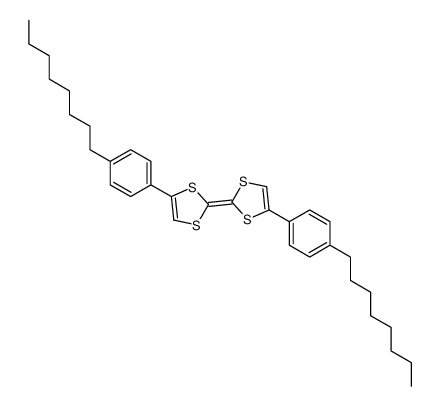 4-(4-octylphenyl)-2-[4-(4-octylphenyl)-1,3-dithiol-2-ylidene]-1,3-dithiole结构式