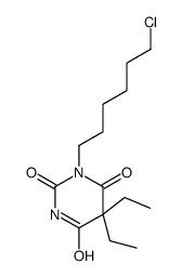 1-(6-chlorohexyl)-5,5-diethyl-1,3-diazinane-2,4,6-trione Structure