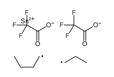 [butyl-propyl-(2,2,2-trifluoroacetyl)oxystannyl] 2,2,2-trifluoroacetate结构式