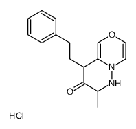 2-methyl-4-(2-phenylethyl)-2,4-dihydro-1H-pyridazino[6,1-c][1,4]oxazin-3-one,hydrochloride结构式