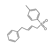 (E)-4-phenylbut-2-enyl p-tolyl sulphone Structure