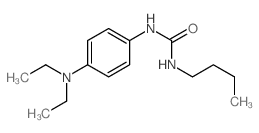 1-butyl-3-(4-diethylaminophenyl)urea structure