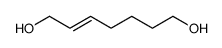 (E)-hept-2-ene-1,7-diol结构式