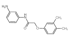 N-(3-Aminophenyl)-2-(3,4-dimethylphenoxy)acetamide结构式