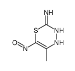 5-methyl-6-nitroso-4H-1,3,4-thiadiazin-2-amine Structure