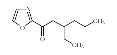 2-(3-ETHYLHEXANOYL)OXAZOLE structure