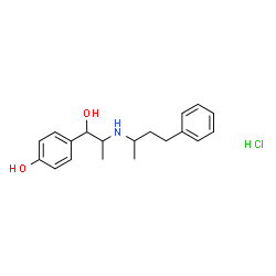 4-Hydroxy-α-[1-(1-methyl-3-phenylpropylamino)ethyl]benzyl alcohol hydrochloride picture