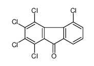 1,2,3,4,5-pentachlorofluoren-9-one Structure