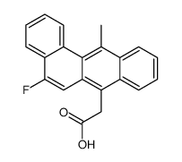 2-(5-fluoro-12-methylbenzo[a]anthracen-7-yl)acetic acid Structure