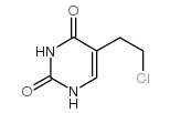 5-(2-chloroethyl)uracil structure