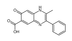 2-methyl-7-oxo-3-phenyl-1H-quinoxaline-6-carboxylic acid结构式