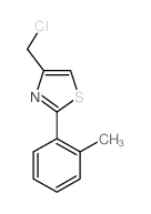 4-(Chloromethyl)-2-(2-methylphenyl)-1,3-thiazole structure