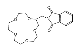 2-((1,4,7,10,13-pentaoxacyclopentadecan-2-yl)methyl)isoindoline-1,3-dione Structure