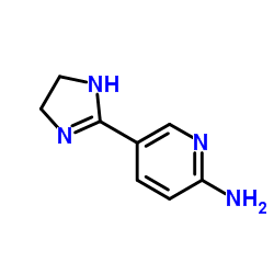 5-(4,5-Dihydro-1H-imidazol-2-yl)-2-pyridinamine structure