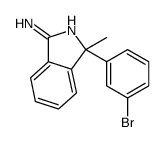 3-(3-bromophenyl)-3-methylisoindol-1-amine Structure