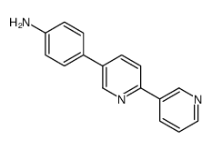 4-(6-pyridin-3-ylpyridin-3-yl)aniline Structure
