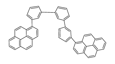 1-[3-[3-(3-pyren-1-ylphenyl)phenyl]phenyl]pyrene结构式