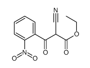 ethyl 2-cyano-3-(2-nitrophenyl)-3-oxopropanoate结构式