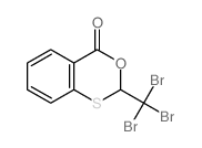 4H-3,1-Benzoxathiin-4-one,2-(tribromomethyl)- Structure
